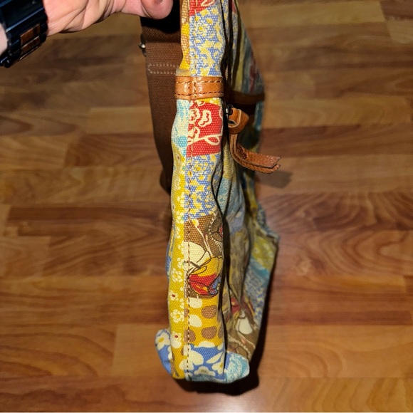 Fossil Maddox Boho Tapestry Purse/Shoulder Bag, Cross Body-Pockets 10.5” x 9” - Picture 7 of 15
